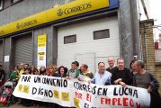 El cien por cien de la plantilla secundaba en Estella la huelga general de Correos