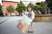 María Molina. Ganadora del cartel en categoría infantil