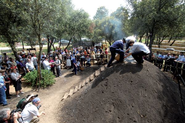 Ancín y Goizueta se hermanaron en el Día de la Carbonera