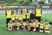 El benjamín de segundo año del C.D. Arenas, subcampeón en Fútbol 8