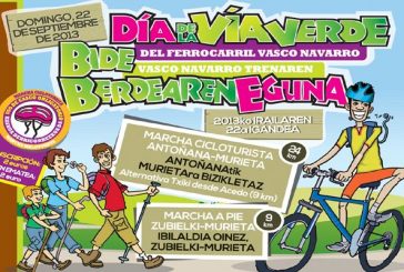 El domingo 22, Día de la Vía Verde del Ferrocarril Vasco-Navarro