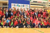 Fiesta del balonmano en el polideportivo Tierra Estella