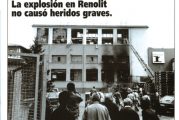 CALLE MAYOR 74 - LA EXPLOSIÓN EN RENOLIT NO CAUSÓ HERIDOS GRAVES.