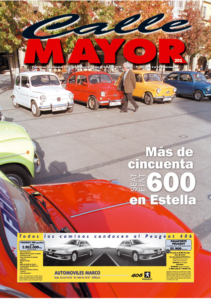 CALLE MAYOR 201 – MÁS DE CINCUENTA SEAT/FIAT 600 EN ESTELLA