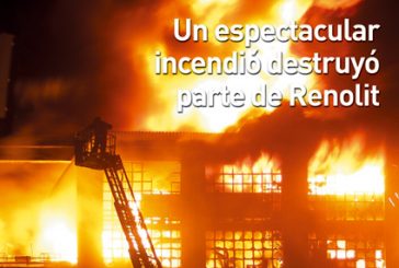 CALLE MAYOR 326 - UN ESPECTACULAR INCENDIO DESTRUYÓ PARTE DE RENOLIT