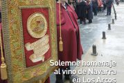 CALLE MAYOR 349 - SOLEMNE HOMENAJE AL VINO DE NAVARRA EN LOS ARCOS