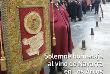 CALLE MAYOR 349 - SOLEMNE HOMENAJE AL VINO DE NAVARRA EN LOS ARCOS