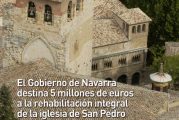CALLE MAYOR 387 - EL GOBIERNO DE NAVARRA DESTINA 5 MILLONES DE EUROS A LA REHABILITACIÓN INTEGRAL DE LA IGLESIA DE SAN PEDRO