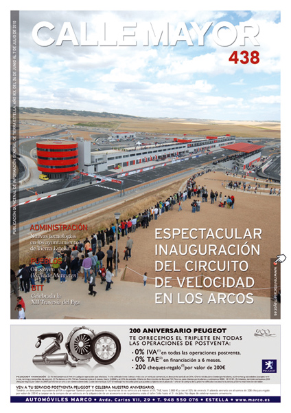 CALLE MAYOR 438 – ESPECTACULAR INAUGURACIÓN DEL CIRCUITO DE VELOCIDAD EN LOS ARCOS