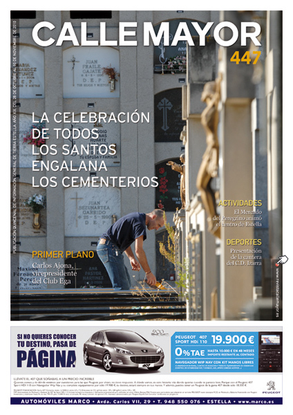 CALLE MAYOR 447 – LA CELEBRACIÓN DE TODOS LOS SANTOS ENGALANA LOS CEMENTERIOS