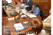 CALLE MAYOR 463 - BEGOÑA GANUZA (UPN) REPITE COMO ALCALDESA DE ESTELLA