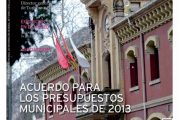 CALLE MAYOR 506 - ACUERDO PARA LOS PRESUPUESTOS MUNICIPALES DE 2013
