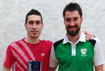 Jokin Esparza, del Estella Squash Club, tercero en el campeonato navarro