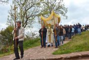 Intercambio de varas y bendición de campos en San Gregorio Ostiense