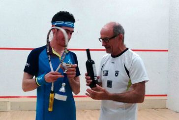 Jokin Esparza, ganador del último torneo de squash