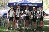 Victoria del alevín del Tex Aitor Hita en  la sexta prueba del Open Diario de Navarra