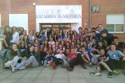 Lizarra Ikastola recibió a alumnos eslovacos