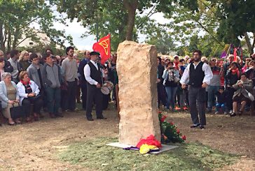 Oteiza homenajeó a los vecinos fusilados en 1936