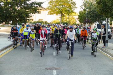 Villatuerta acogió la Marcha Bicicleta Blanca
