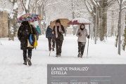 CALLE MAYOR 630 - LA NIEVE 'PARALIZÓ' ESTELLA