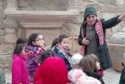 Exposiciones sobre 	la época romana en la escuela rural de Arróniz