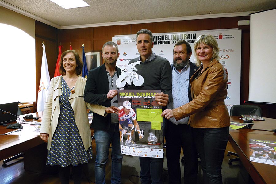 El centro de Estella, salida y meta del XXI Gran Premio Miguel Induráin