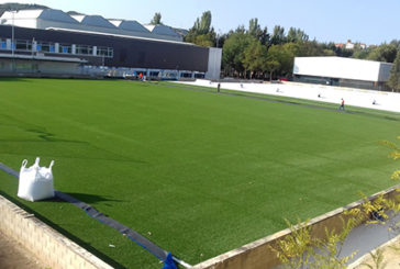 El campo de fútbol San Ginés, a punto de estrenar hierba artificial