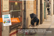 CALLE MAYOR 703 - UN MURAL 'DEVUELVE' AL CENTRO DE ESTELLA NEGOCIOS ANTIGUOS DE LA CIUDAD