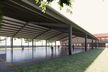 Villatuerta cubrirá el patio del colegio para uso de alumnos y vecinos