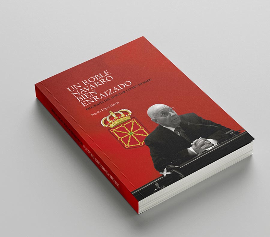 Presentado en Estella ‘Un roble navarro bien enraizado, biografía del Doctor Lucien Hurmic’, de la periodista Begoña López