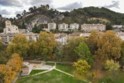 LA IMAGEN. Los colores del otoño tiñen Estella