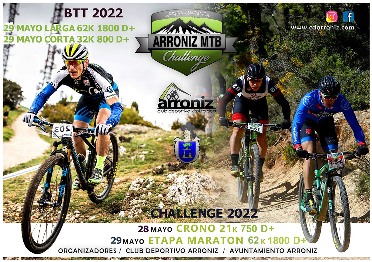 Vuelve la Arróniz MTB Challenge el 28 y 29 de mayo