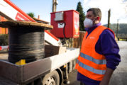 La empresa Adamo cableará con fibra óptica 1.200 domicilios en el casco histórico de Estella