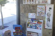 Rincón para la lectura en el centro de salud de Ayegui