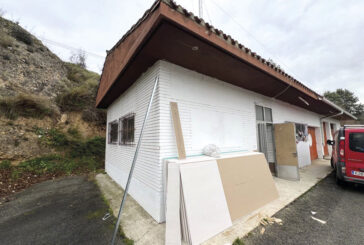Obras de reforma en la antigua sede de Cruz Roja en el barrio de La Merced