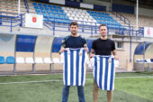 PRIMER PLANO - Eneko Martínez y Roberto López 'Ruper' - Jugadores del C.D. Izarra