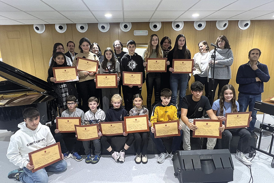 Reconocimientos en la Escuela de Música Julián Romano