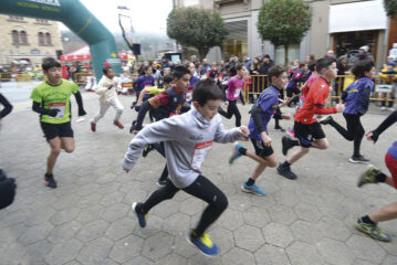Más de 600 atletas despidieron el año en la San Silvestre de Estella-Lizarra