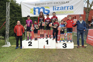 140 corredores en el I Torneo BTT Escuelas Ms Lizarra