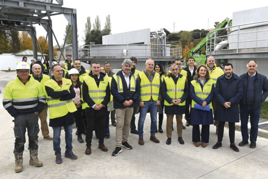 Avanzan las obras de modernización integral de la depuradora de Estella-Lizarra