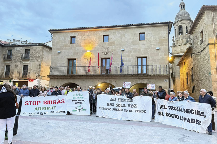 Nueva muestra de oposición a la planta de biogás en Arróniz