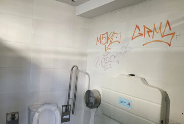 Vandalismo en los baños públicos de la estación