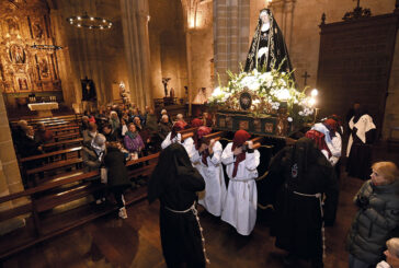El Traslado de la Dolorosa abrió la Semana Santa en Estella-Lizarra