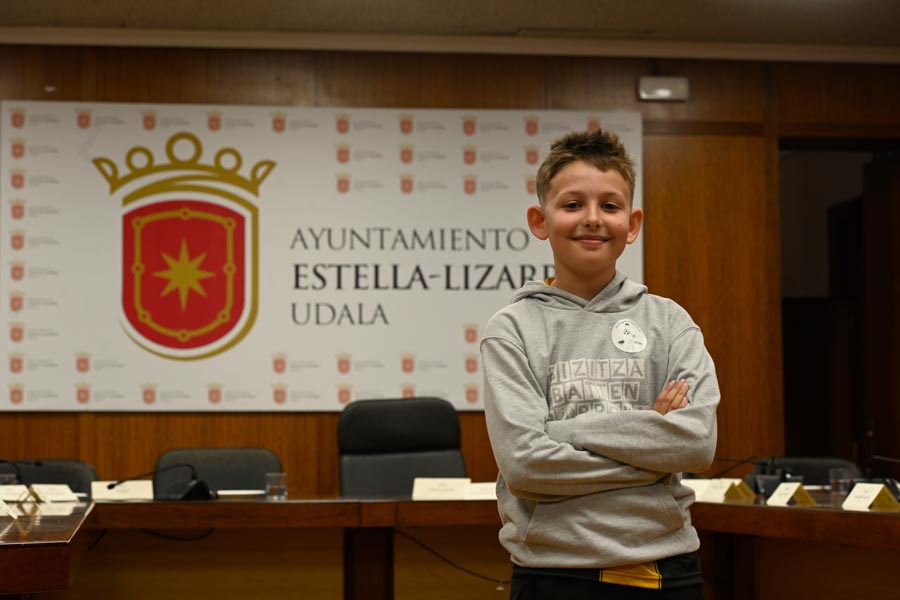 Jokin Dupuy García, nuevo alcalde infantil