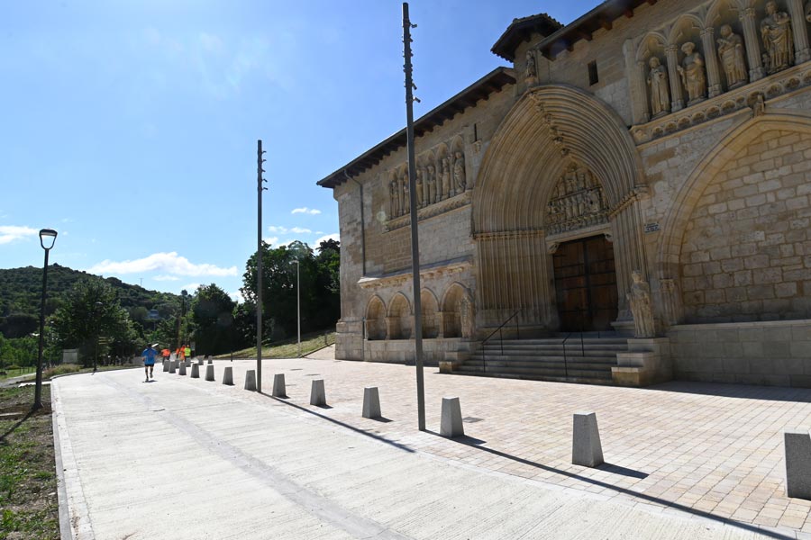 Las obras de urbanización en el entorno del Santo Sepulcro llegan a su fin