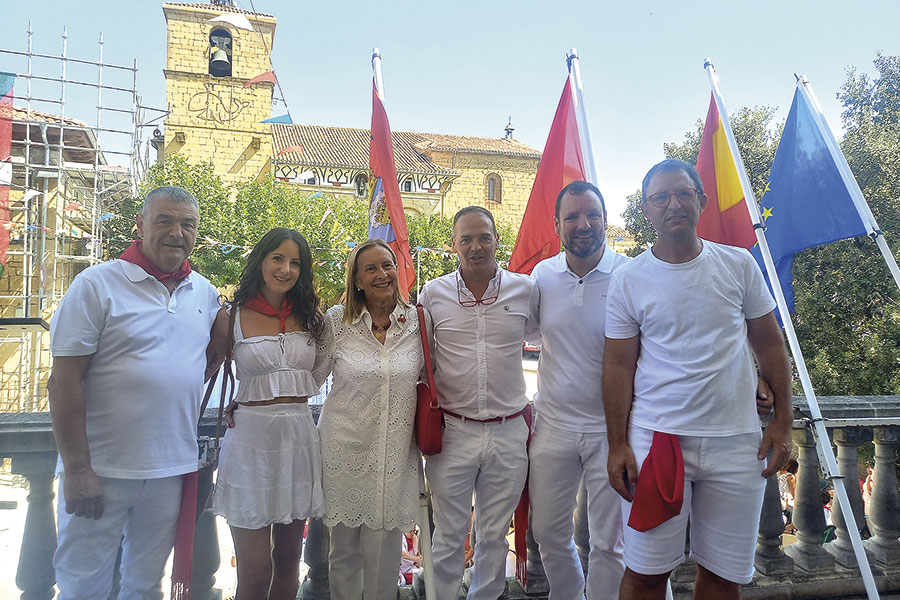 Oteiza se vistió de fiesta en honor a San Miguel