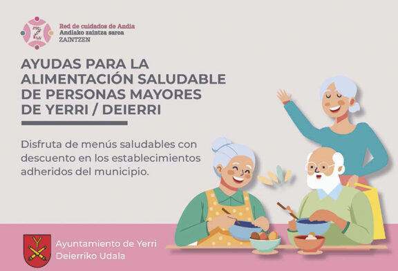 Yerri impulsa un programa de alimentación saludable para personas mayores