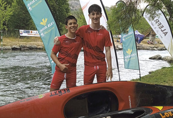 Estreno de dos jóvenes del Ega Kayak en el Campeonato de España por Autonomías